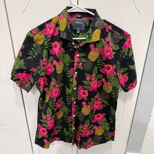 NWOT Bonobos Slim Fit Floral Short Sleeve Button Up